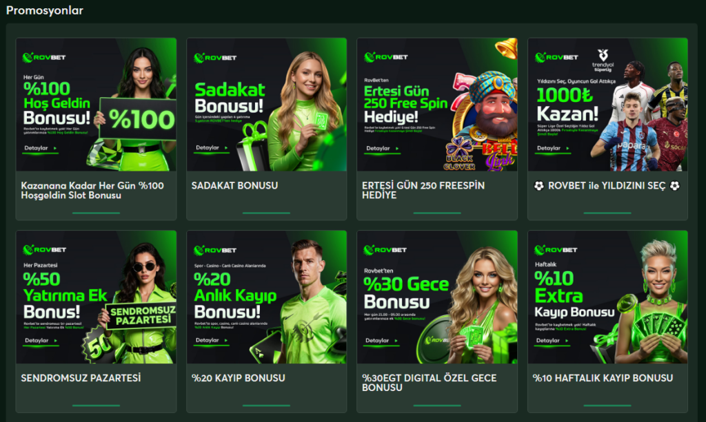 Rovbet Bonusları