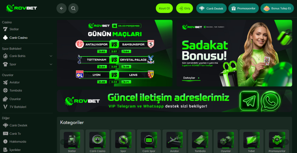 Rovbet Giriş
